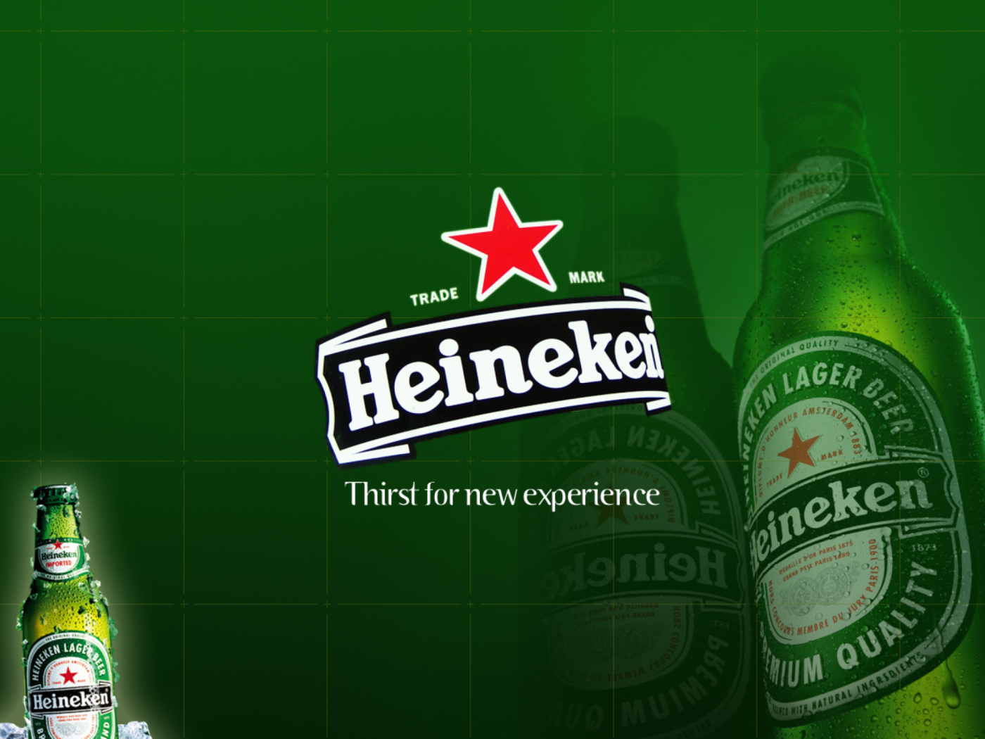 Fondo de pantalla Heineken Beer 1400x1050
