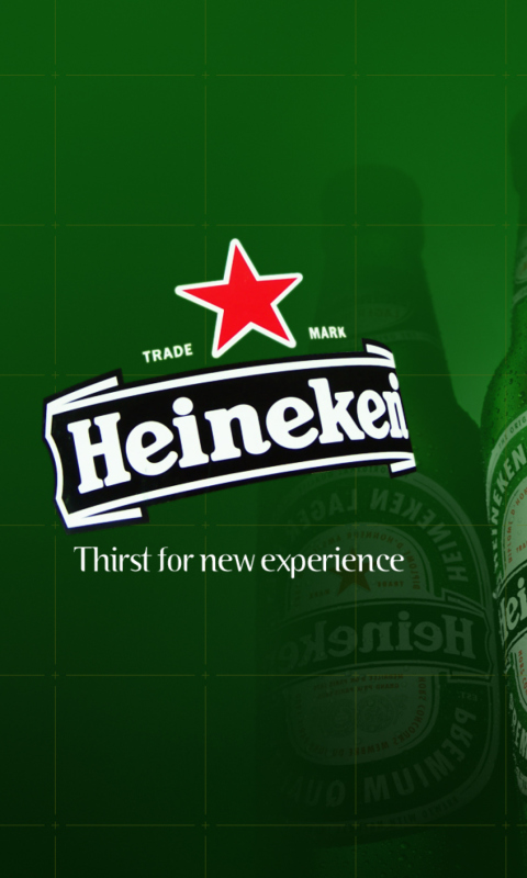 Обои Heineken Beer 480x800