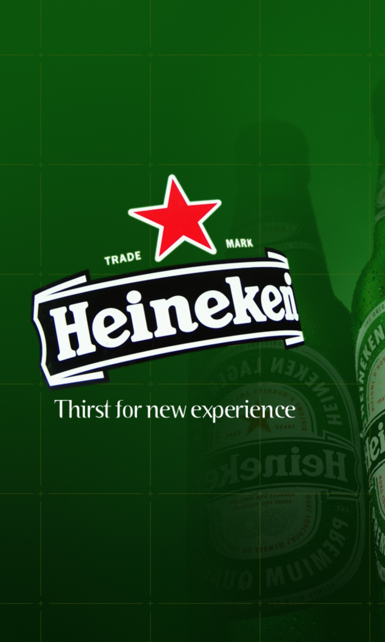 Обои Heineken Beer 768x1280