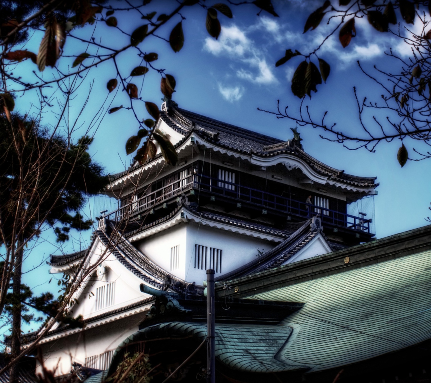 Okazaki Castle wallpaper 1440x1280