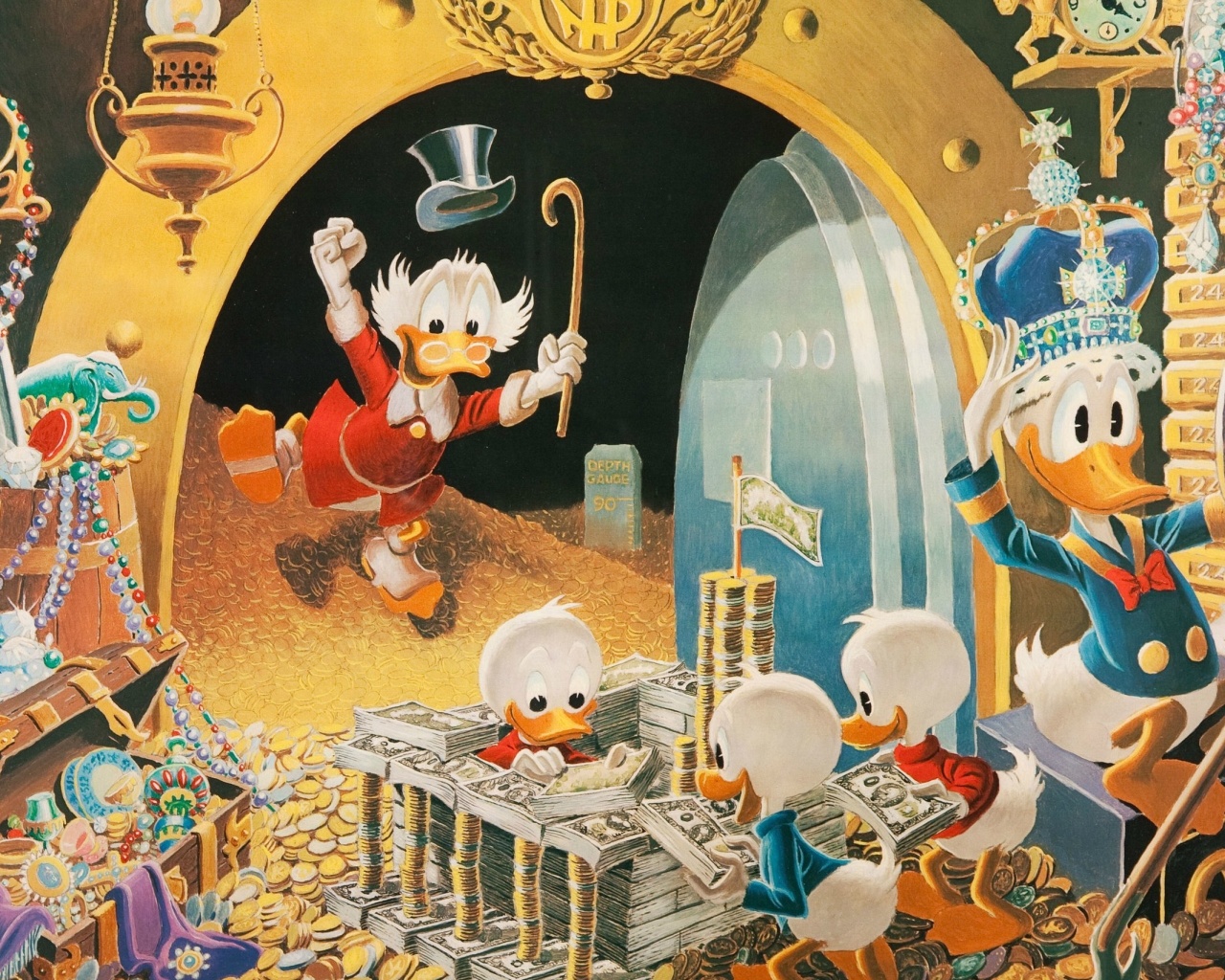 Fondo de pantalla Donald Duck in DuckTales 1280x1024