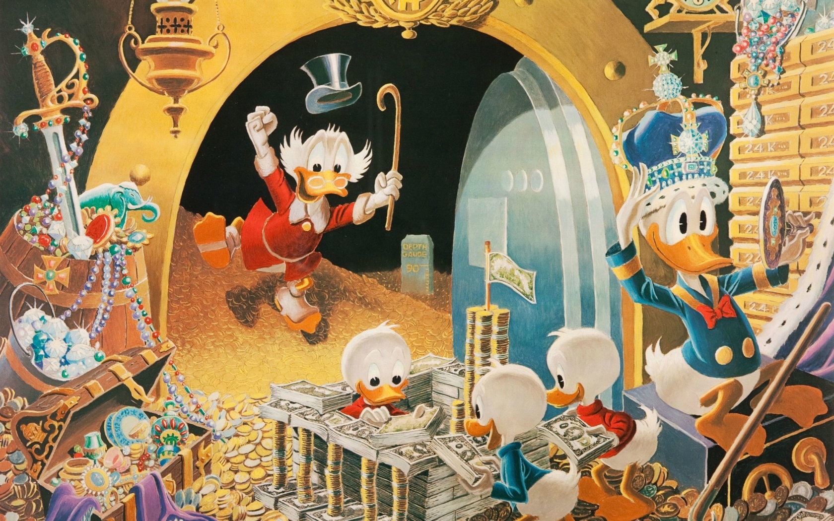 Donald Duck in DuckTales wallpaper 1680x1050