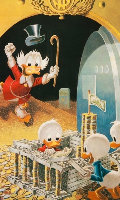 Fondo de pantalla Donald Duck in DuckTales 240x400