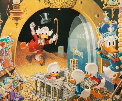 Das Donald Duck in DuckTales Wallpaper 480x400