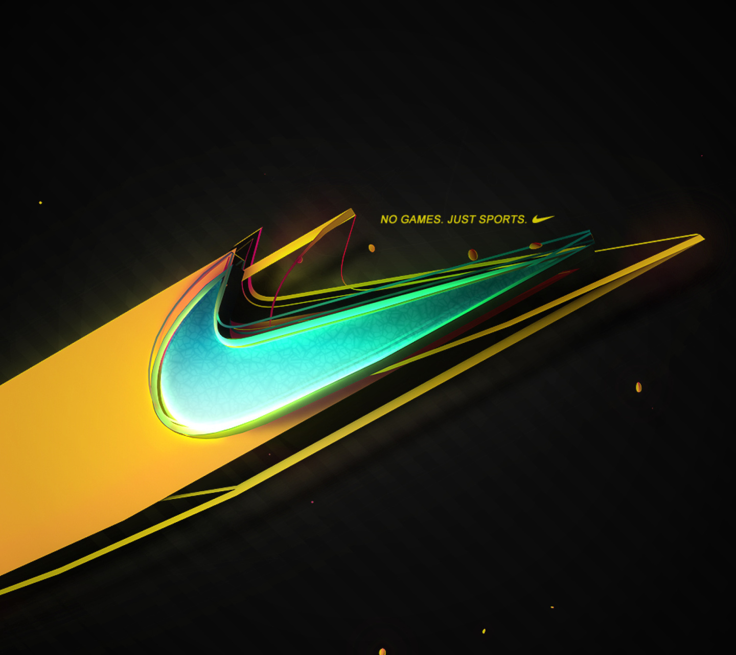 Das Nike - No Games, Just Sports Wallpaper 1440x1280