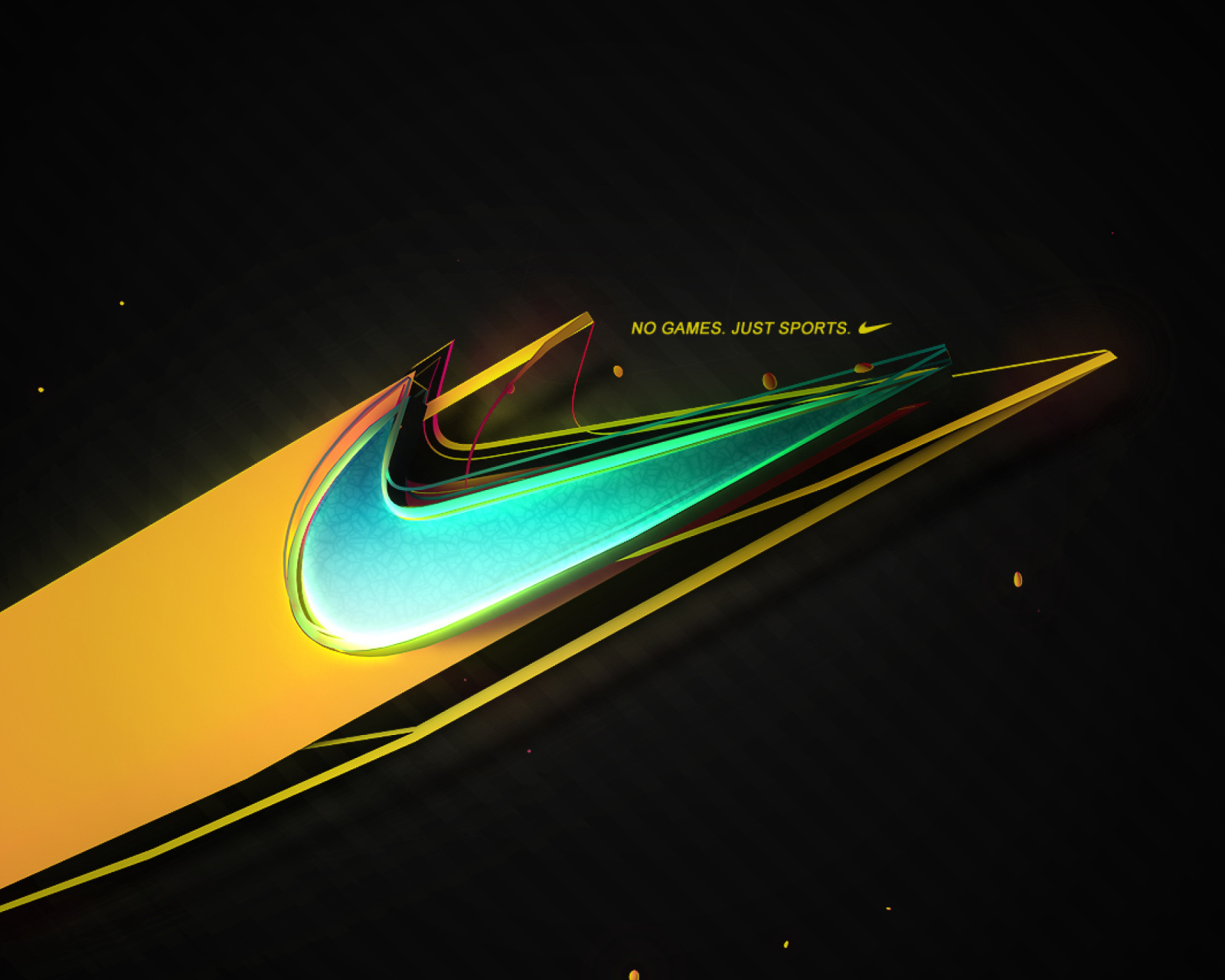 Sfondi Nike - No Games, Just Sports 1600x1280
