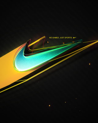Kostenloses Nike - No Games, Just Sports Wallpaper für Nokia C5-06