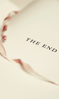 Das The End Of Book Wallpaper 240x400