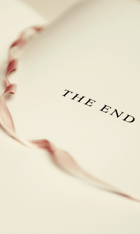 Das The End Of Book Wallpaper 480x800