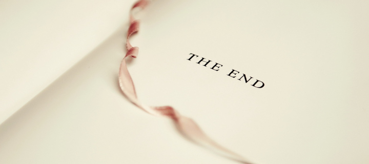 Обои The End Of Book 720x320