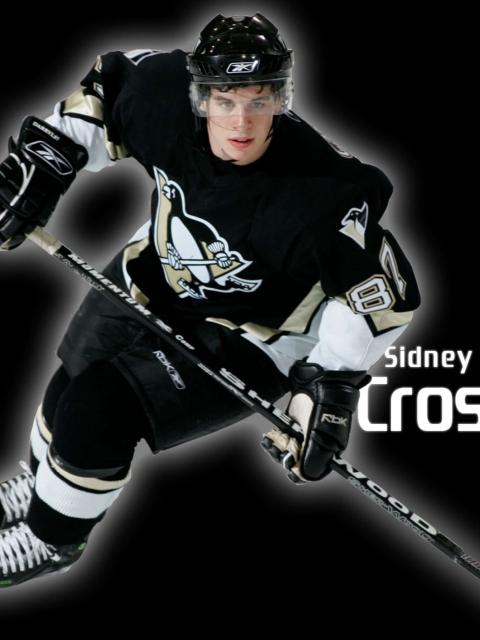 Das Sidney Crosby - Hockey Player Wallpaper 480x640