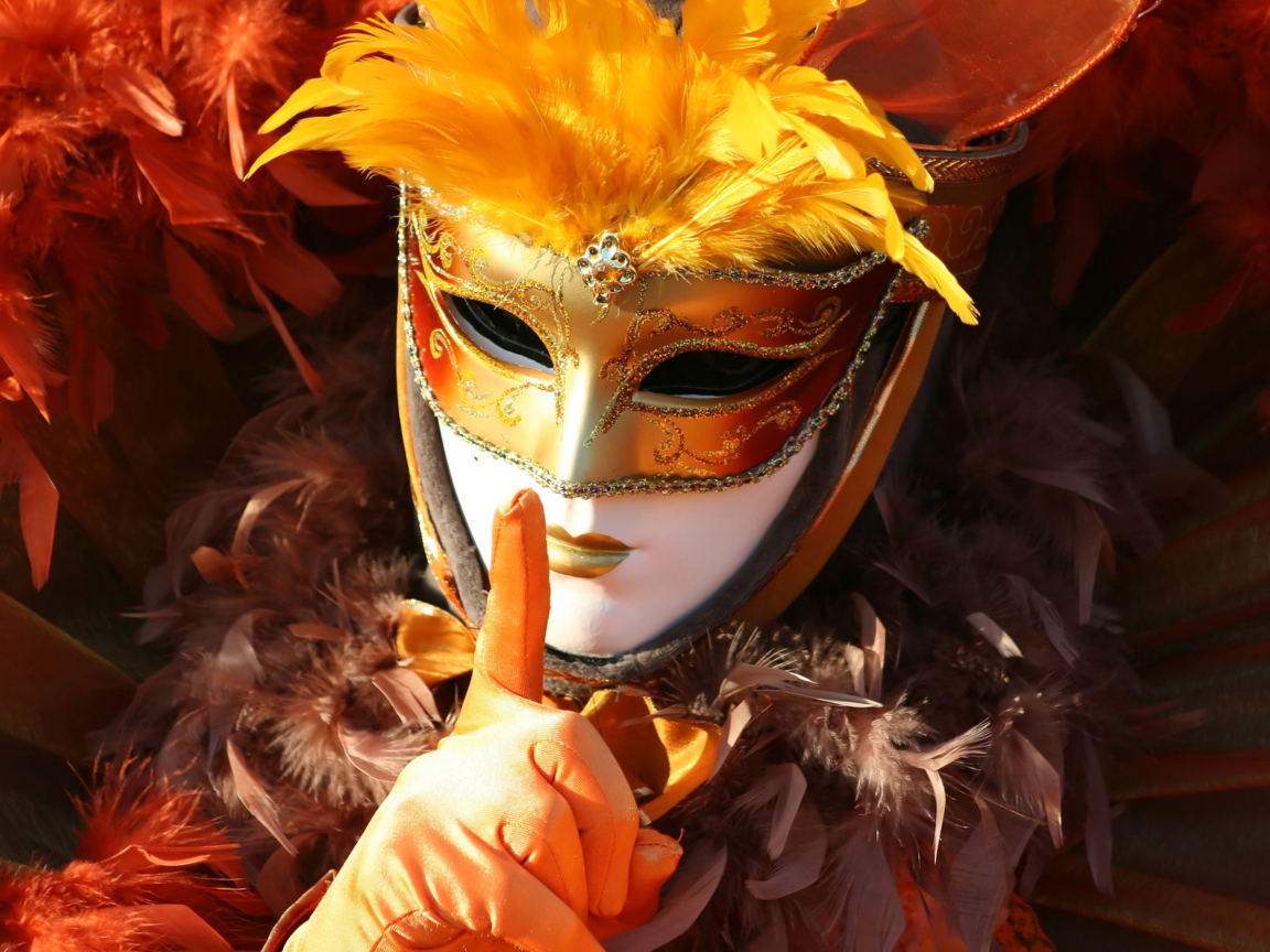 Das Carnival Mask Wallpaper 1152x864