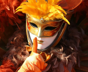 Das Carnival Mask Wallpaper 176x144