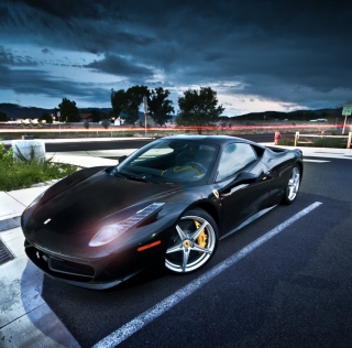 Kostenloses Ferrari Roadster Wallpaper für iPad