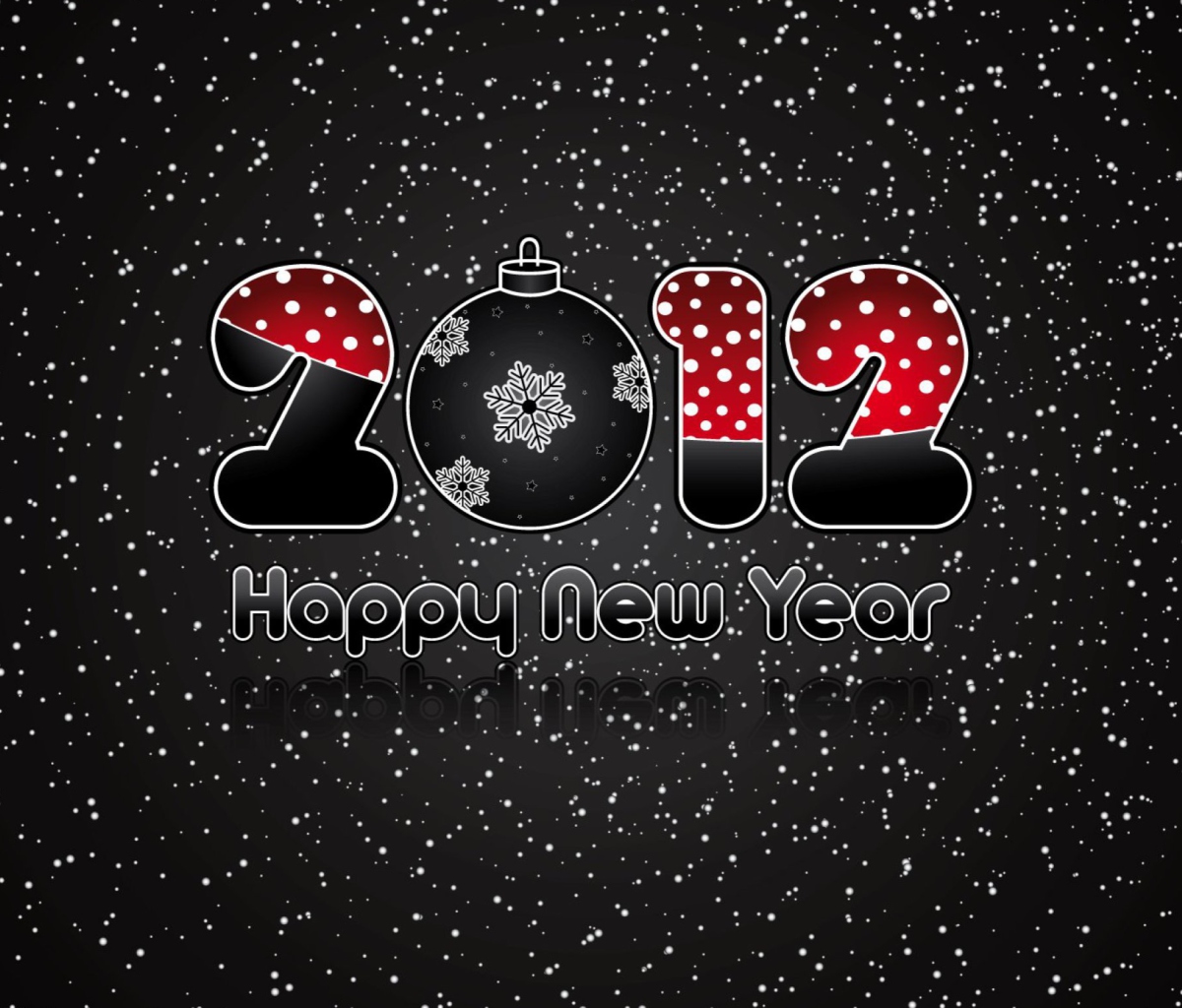 Das Happy New Year Wallpaper 1200x1024