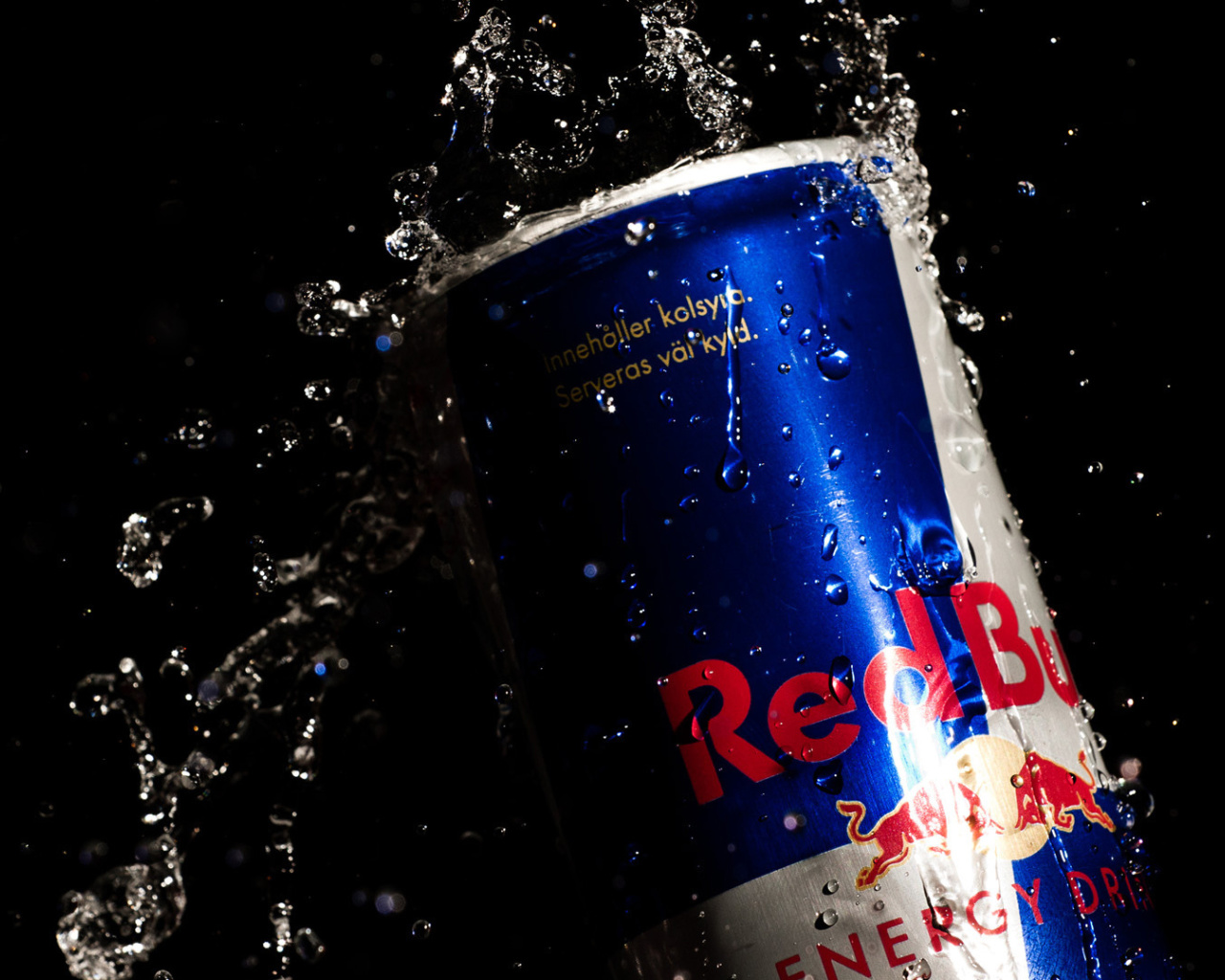 Red Bull Can wallpaper 1280x1024