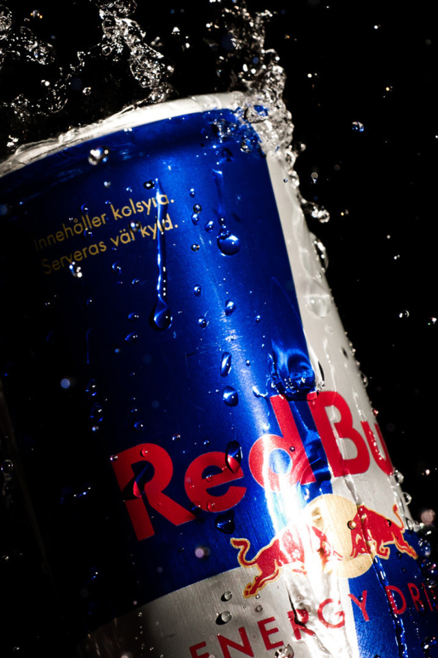 Red Bull Can wallpaper 640x960