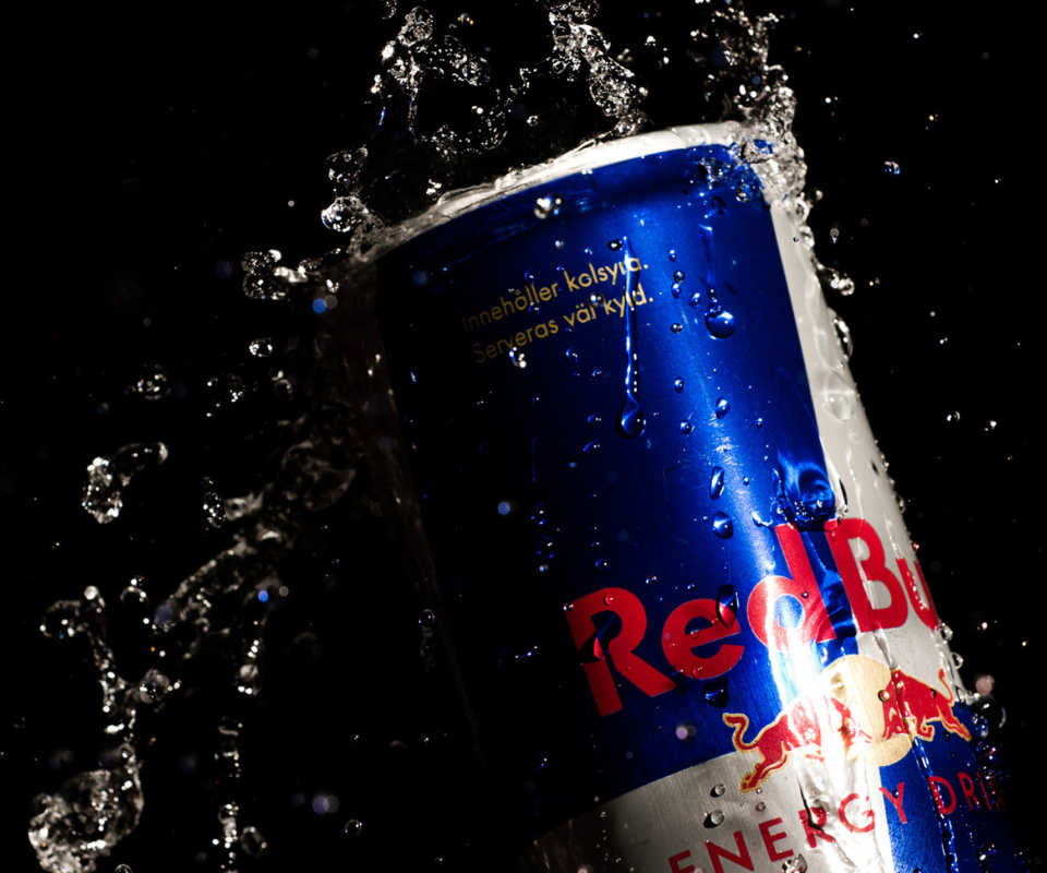 Red Bull Can wallpaper 960x800