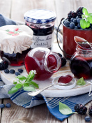 Blueberries and Blackberries Jam wallpaper 132x176