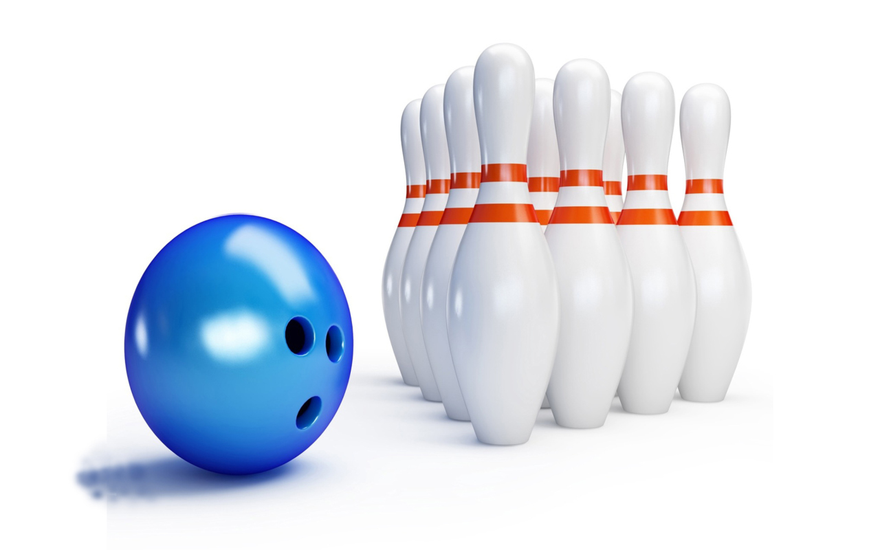 Screenshot №1 pro téma 3D Bowling 1280x800