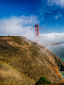 Обои California San Francisco Golden Gate 132x176
