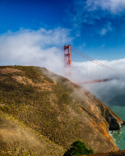 California San Francisco Golden Gate wallpaper 176x220