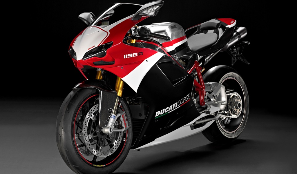 Fondo de pantalla Superbike Ducati 1198 R 1024x600