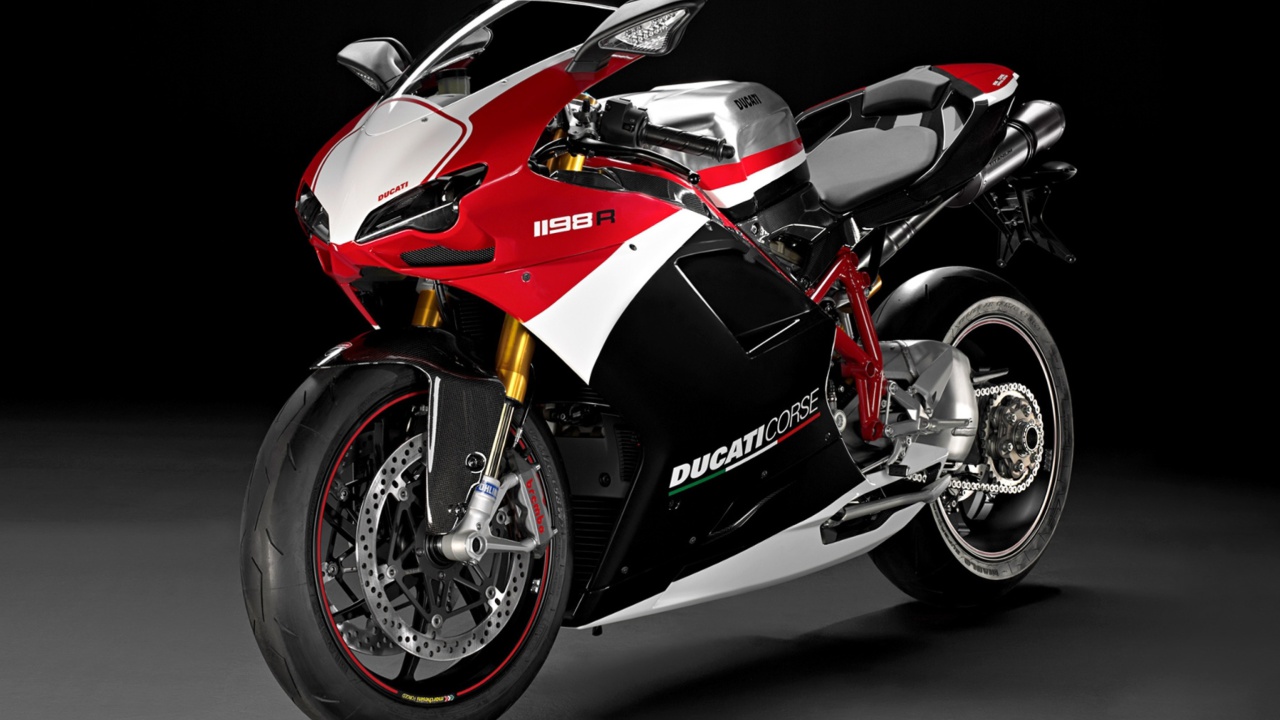 Das Superbike Ducati 1198 R Wallpaper 1280x720