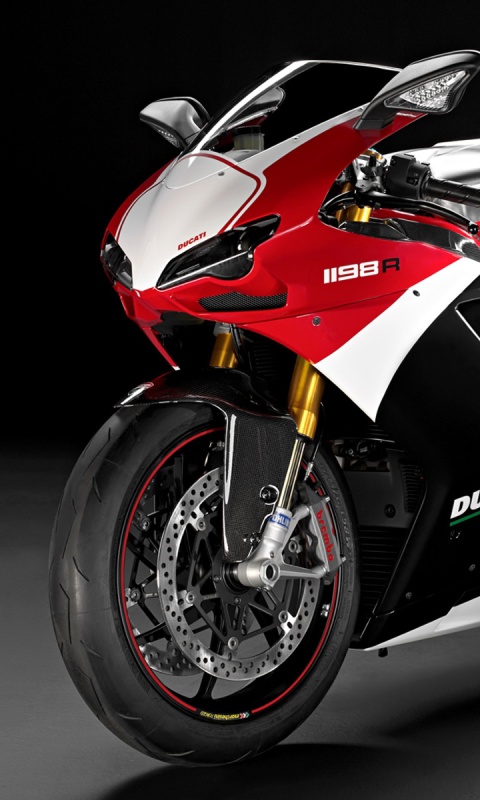 Das Superbike Ducati 1198 R Wallpaper 480x800