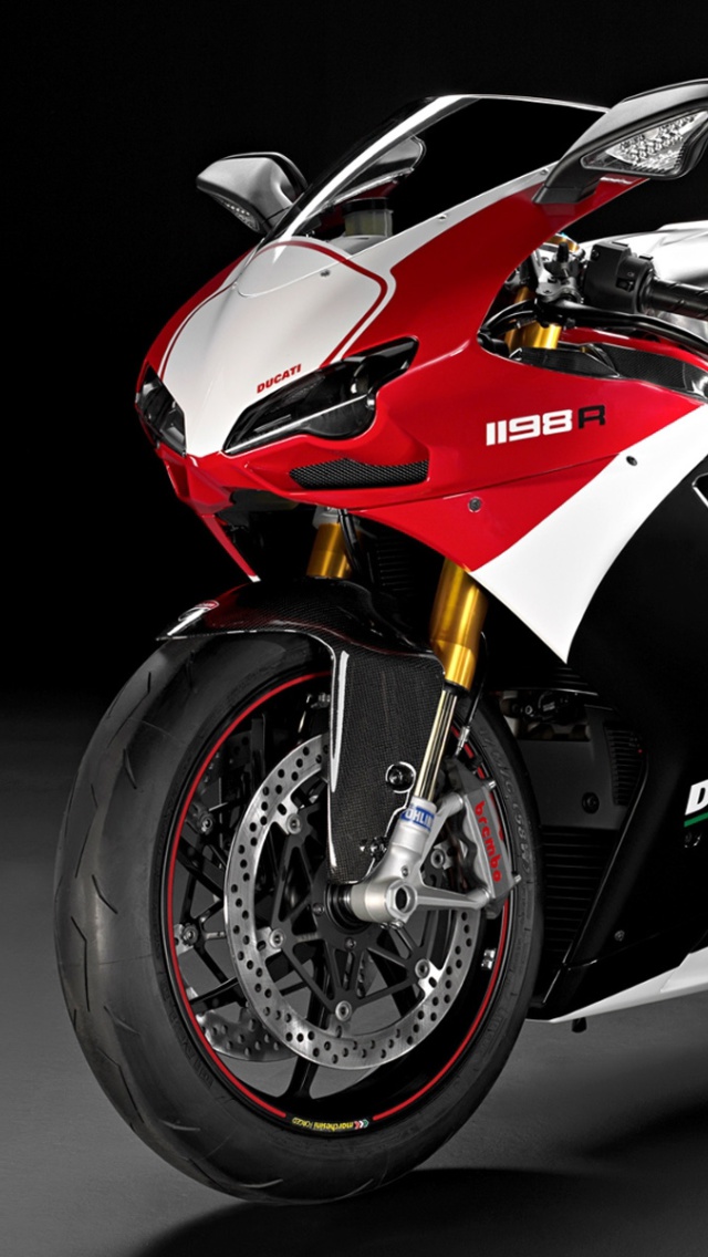 Fondo de pantalla Superbike Ducati 1198 R 640x1136
