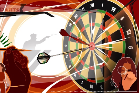 Darts Background wallpaper 480x320