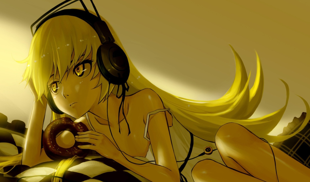 Oshino Shinobu wallpaper 1024x600