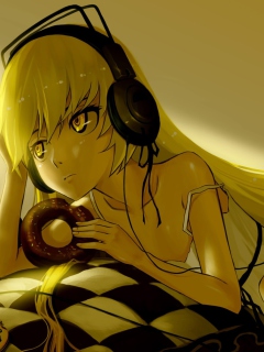 Fondo de pantalla Oshino Shinobu 240x320