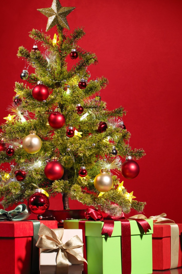 Fondo de pantalla Christmas Tree 640x960