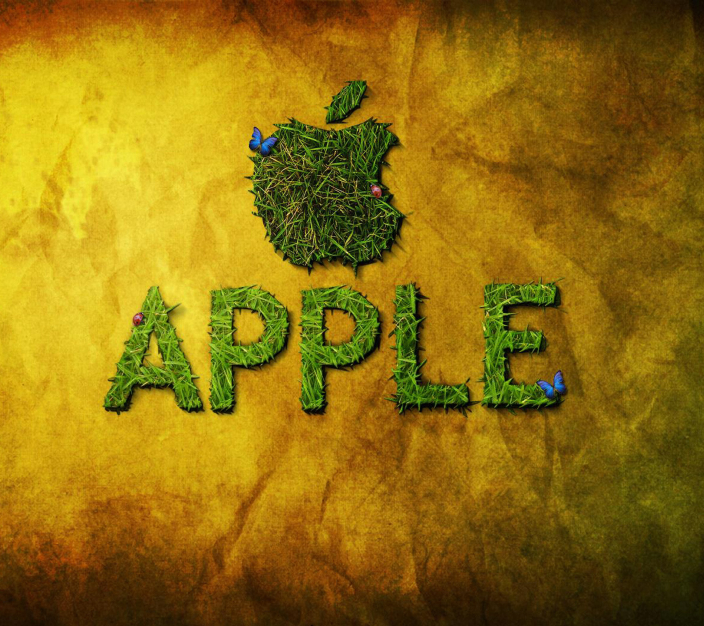 Green Apple wallpaper 1440x1280