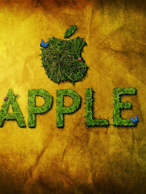 Das Green Apple Wallpaper 480x640