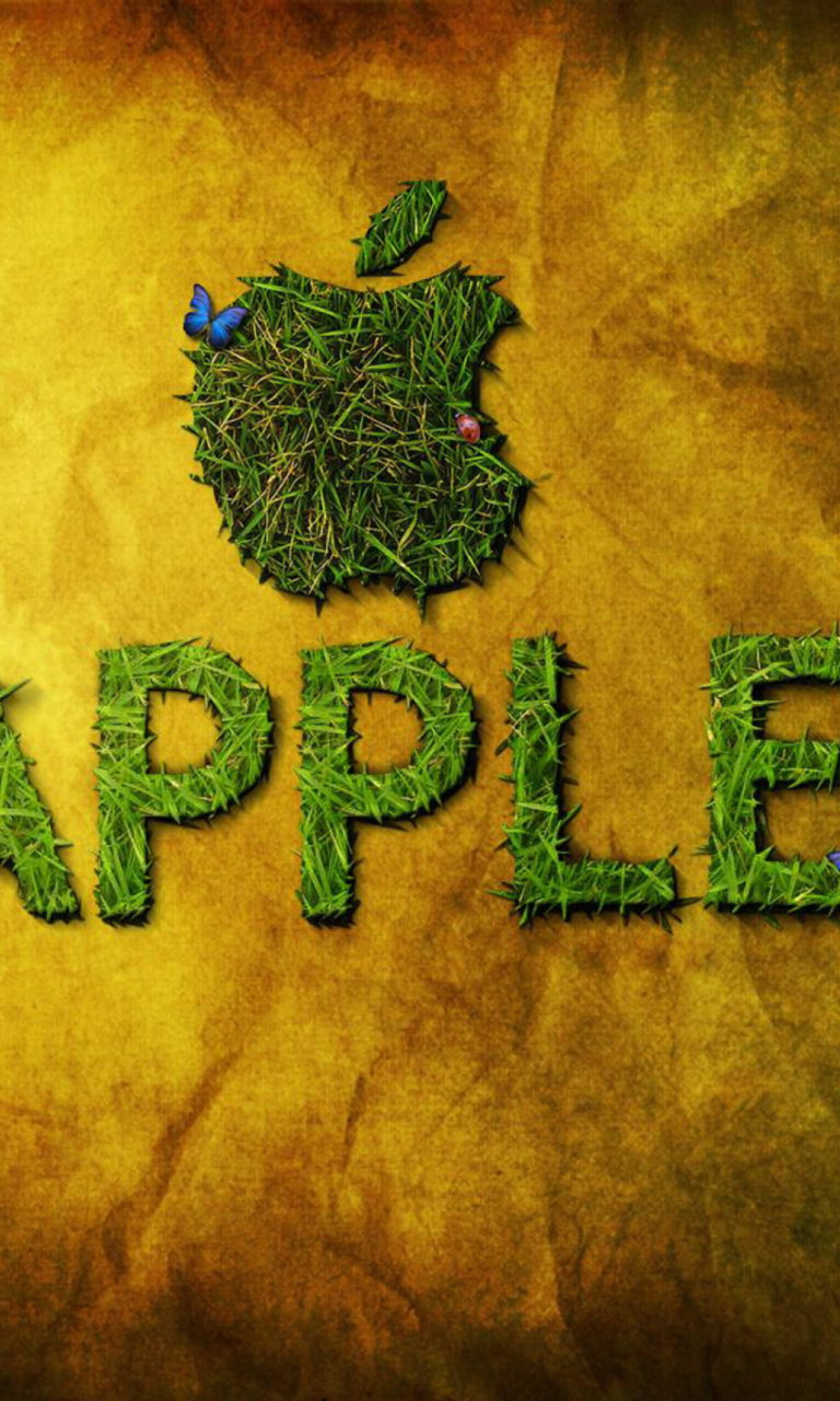 Das Green Apple Wallpaper 768x1280