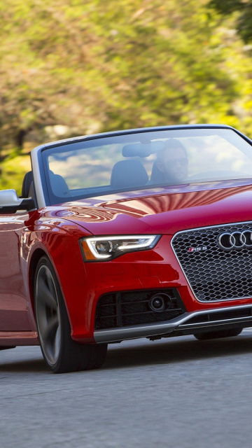 Sfondi Audi RS5 Cabriolet 360x640