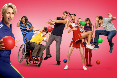 Das Glee Season 5 Wallpaper 480x320