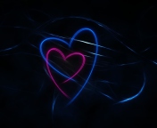 Fondo de pantalla Hearts 176x144