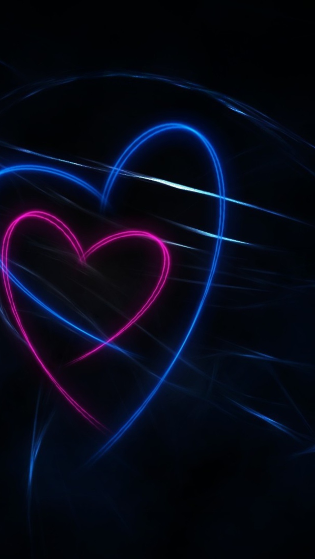 Hearts wallpaper 640x1136