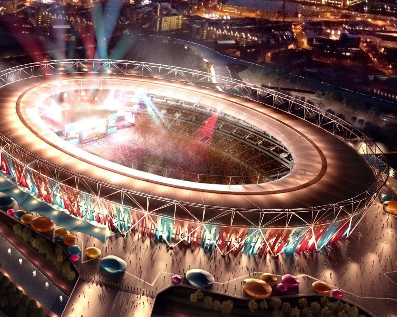 Screenshot №1 pro téma London Olympic Stadium 1280x1024
