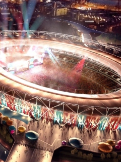 Fondo de pantalla London Olympic Stadium 240x320