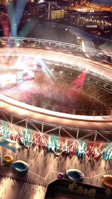 London Olympic Stadium wallpaper 360x640