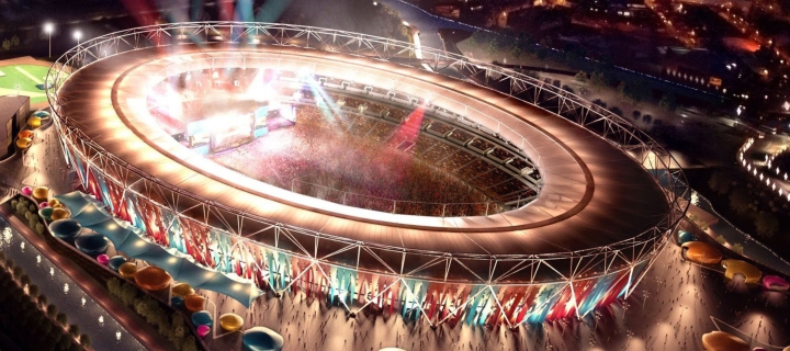 London Olympic Stadium wallpaper 720x320