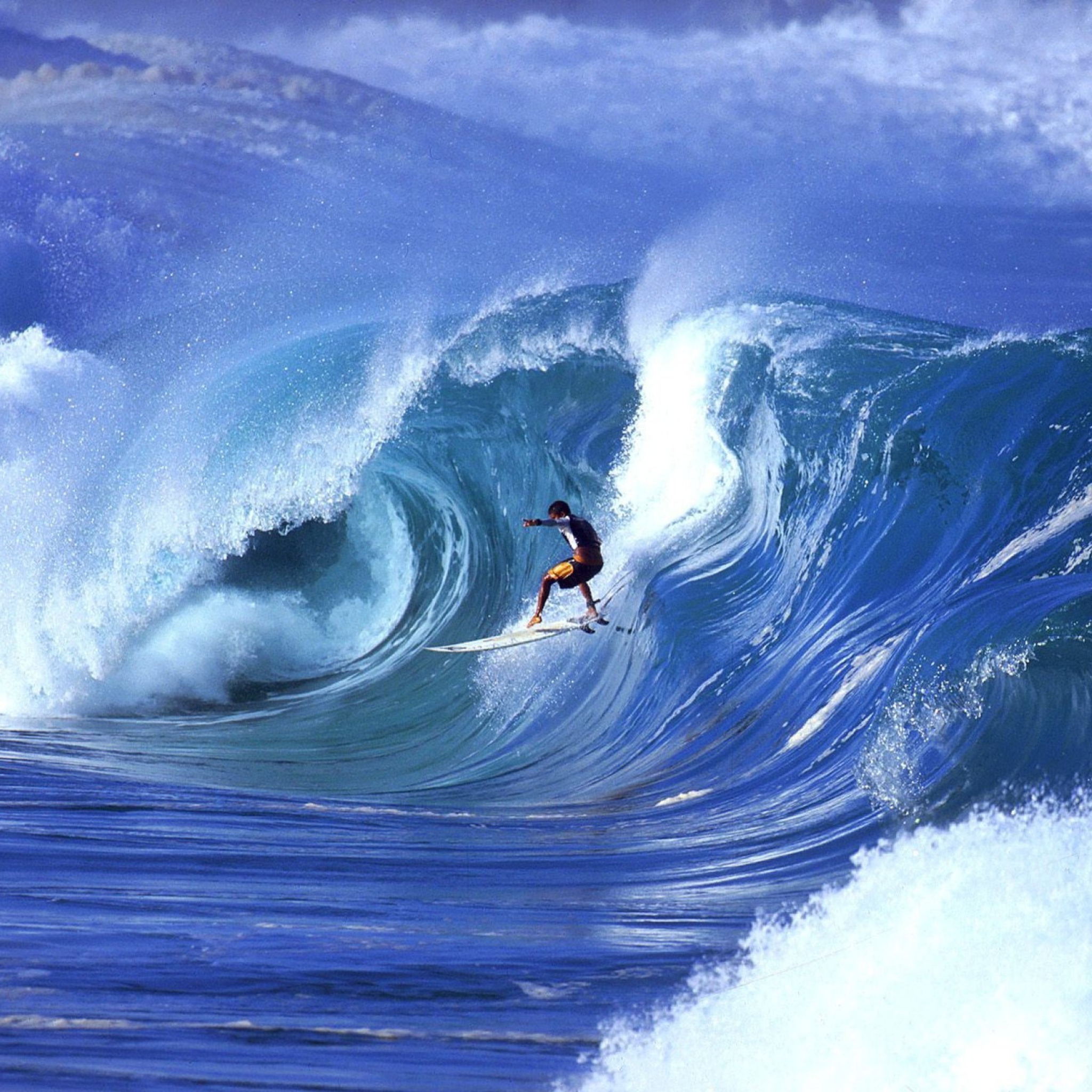 Das Water Waves Surfing Wallpaper 2048x2048