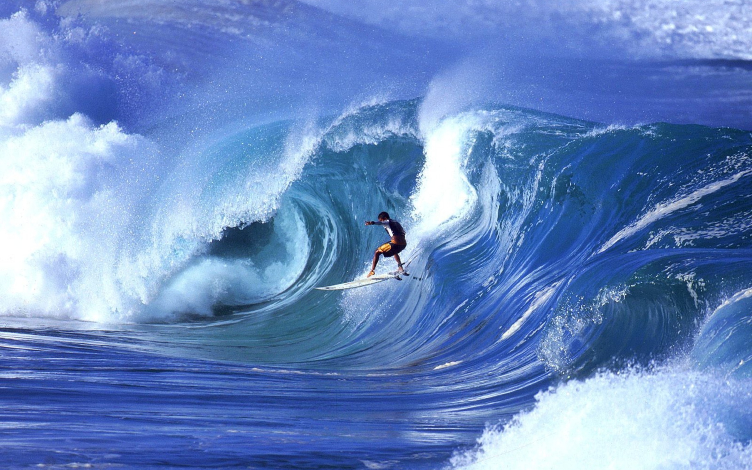 Screenshot №1 pro téma Water Waves Surfing 2560x1600