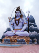 Lord Shiva in Mount Kailash wallpaper 132x176