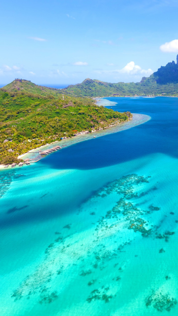 Sfondi Colombier Beach on Tropical Island St Barth 360x640