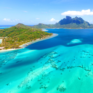 Colombier Beach on Tropical Island St Barth sfondi gratuiti per iPad mini